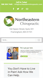 Mobile Screenshot of northeasternchiropractic.com